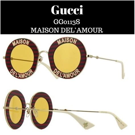 gucci maison de l'amour sunglasses